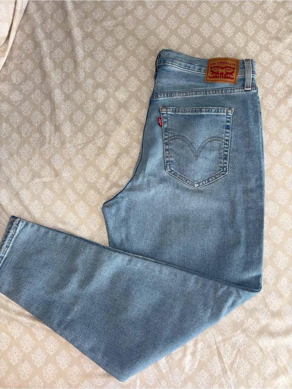 Levi's Light Blue High-Rise Mom Jeans
